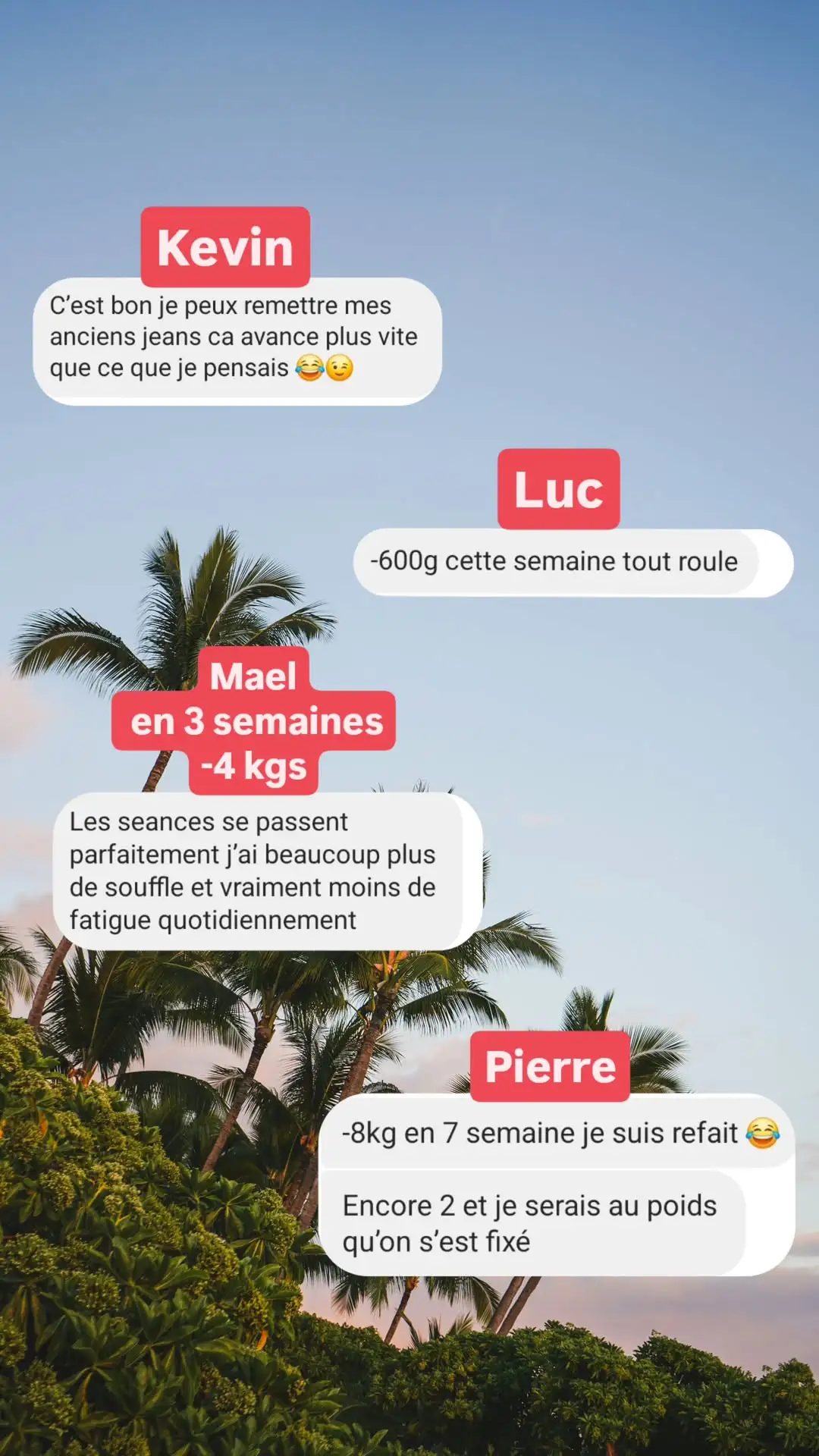 Messages de papas coachés par Max