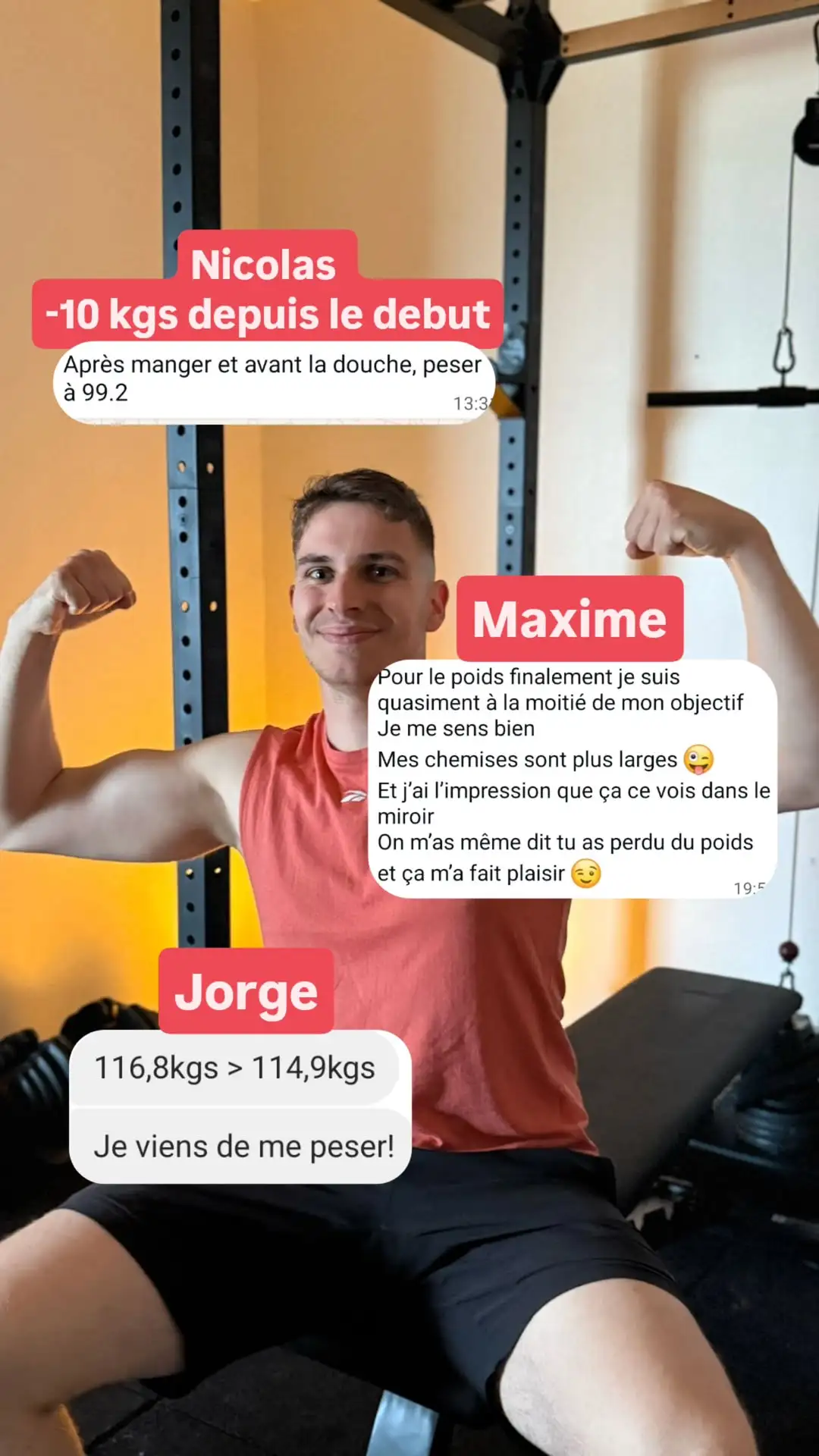 Messages de papas coachés par Max