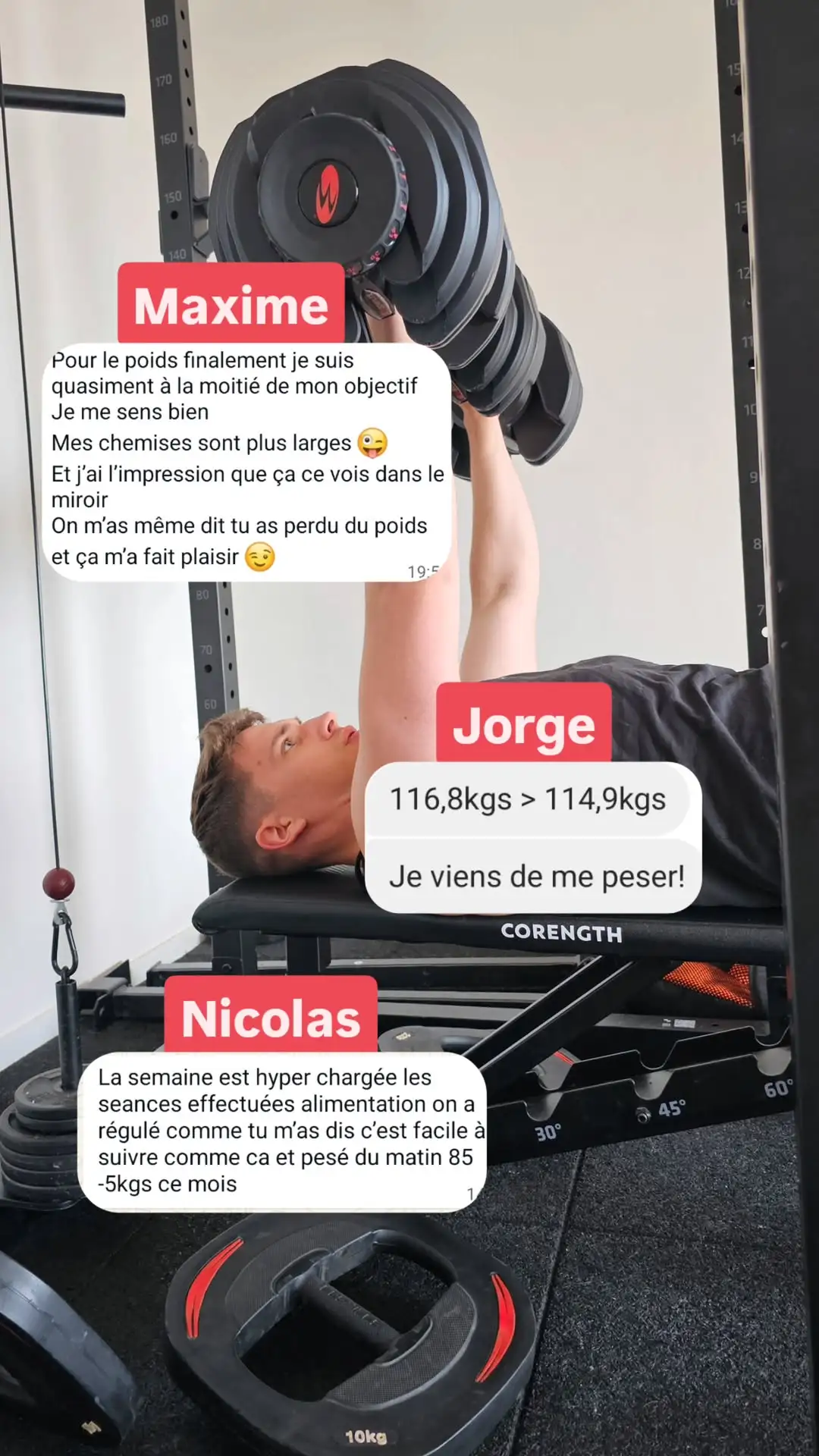 Messages de papas coachés par Max